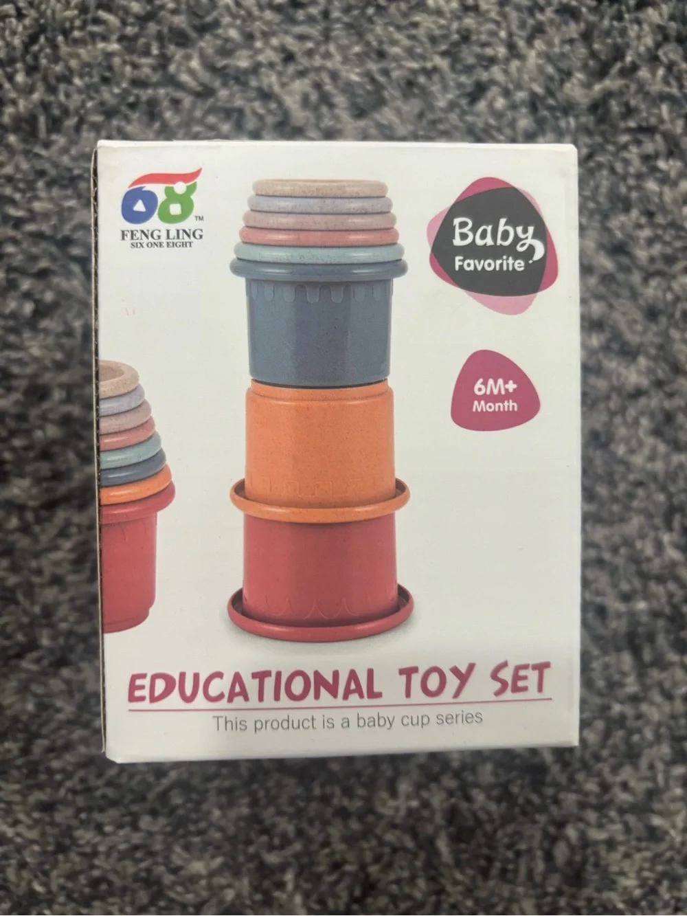 Baby Favorite Stacking Cups - Pastel Multi